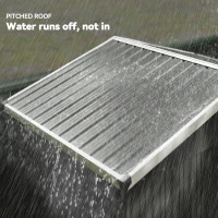 Outsunny 4.5 x 3ft Outdoor Storage Shed, Waterproof Metal Garden Shed with Lockable Door for Backyard, Patio, Lawn, Light Grey(m-6)