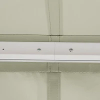 Outsunny 8'x7' Patio Awning Manual Retractable Sun Shade Outdoor Deck Canopy Shelter, Light Grey(m-10)