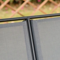 Outsunny 2-Seat Patio Swing Chair, Outdoor Porch Swing Glider w/ Tilting Canopy and Weather Resistant Steel Frame, Dark Grey(m-10)