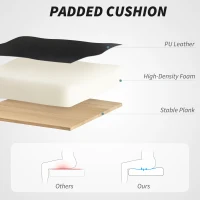 HOMCOM 6 Point Massage Office Chair with Remote, Ergonomic Reclining Computer Desk Chair with Footrest, Side Pocket, Black(m-6)