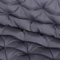 Outsunny 2 Seater Garden Bench Cushion, Soft Thick Outdoor Non-Slip 2 Seater Soft Pad With Backrest for Garden Patio, 52" x 43" x 4", Dark Grey(m-9)