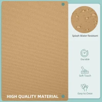 Outsunny Outdoor 14pc Patio Rattan Sofa Set Cushion Polyester Cover Replacement Set - No Cushion Included Beige | Aosom Canada(m-6)