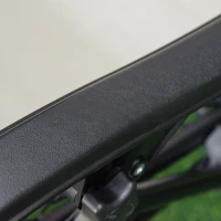 Outsunny Zero Gravity Chair Set of 2 Patio Chair with Side Table Cupholders and Pillows for Pool, Backyard, Lawn, Beige(m-10)