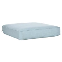 Outsunny Patio Chair Cushions, Thick Deep Seat Outdoor Seat Cushion with Back Cushion, Light Blue(m-10)