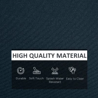 Outsunny Outdoor Patio Rattan Sofa Set Cushion Polyester Cover Replacement- No Cushion Included(m-5)