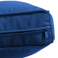 Outsunny Outdoor 14pc Patio Rattan Sofa Set Cushion Polyester Cover Replacement Set - No Cushion Included Navy Blue(m-8)