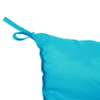 Outsunny Porch Swing Cushion Garden Bench Cushion with Backrest, Non-Slip 3-Seater Soft Pad, Swing Chair Mat Replacement for Indoor and Outdoor, 59.1" x 38.6", Turquoise(m-10)