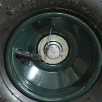 Outsunny Garden Cart Garden Seat on Wheels with Tool Tray, 360° Swivel and Height Adjustable Seat, for Patio and Yard(m-10)