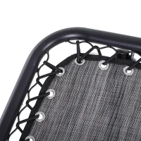 Outsunny Zero Gravity Chair Set of 2 Patio Chair with Side Table Cupholders and Pillows for Pool, Backyard, Lawn, Dark Grey(m-9)