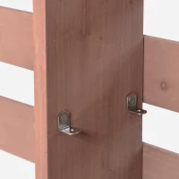 Outdoor Potting Bench Table with 2 Large Drawers, 4 Lockable Wheels, Wooden Kitchen Island with Stainless Steel Top, 52'' L x 22'' W x 65'' H, Brown(m-12)