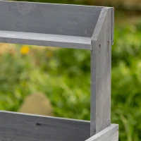 Outsunny Potting Bench Table Garden Work Bench Workstation with Drawer, Removable Sink, Storage Shelves and Hooks for Patio, Courtyards, Balcony(m-11)