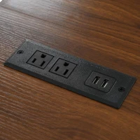 Farmhouse Kitchen Island with Built-in Power Outlet and Drop Leaf, Rolling Kitchen Cart with Locking Wheels, 54.5'' L x 28.5'' W x 36.5'' H, White(m-12)