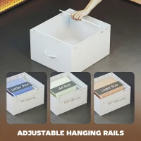 HOMCOM 76" Gaming Desk, Reversible Computer Table with RGB Lights, USB Ports, Monitor Stand and 2 Fabric Drawers, White(m-5)