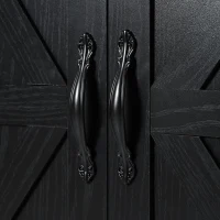 Large Kitchen Island with Built-in Power Outlet and 2 USB Ports, Rolling Kitchen Cart with Large Drop Leaf, 54.5'' L x 28.5'' W x 36.5'' H, Black(m-12)