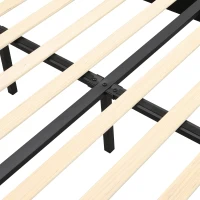 King Size Linen Upholstered Bed with Diamond Tufted Buttons, Solid Bedboard with Sturdy Wood Legs, 80.5'' L x 82.5'' W x 42.5'' H, Beige(m-7)