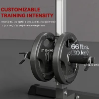 Soozier LAT Pull Down Machine Cable Machine, High and Low Pulley Station with Adjustable Seat, for Home Gym(m-5)