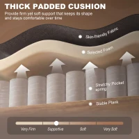 HOMCOM Modern Accent Chairs Button Tufted Armchair, Large Living Room Chair with Wood Legs, Rolled Arms, Thick Padding for Modern Homes, Brown(m-5)