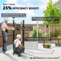 Outsunny 6' x 4' Galvanized Garden Storage Shed, Metal Outdoor Shed with Double Doors and 2 Vents, Teak(m-4)