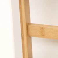 Outsunny 3-Tier Plant Stand, Plant Shelf Rack, Folding Bamboo Display Stand, 98x37x96.5cm, Natural(m-10)