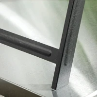 Outsunny Portable Charcoal Grill with Pull-Out Charcoal Basin, Folding Tabletop Barbecue, Compact Camping BBQ, Black(m-10)