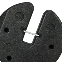 Outsunny Tent Weights Set of 4, Total 26 LBS Weights for Canopy Gazebo Legs with Reinforced Pins and Carry Belt(m-9)