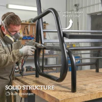 Outsunny Outdoor Glider Bench, Patio Glider for 2 Persons, Blue(m-6)