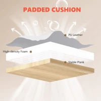 HOMCOM High Back Vibration Massage Office Chair Heated Reclining Computer Chair w/ Footrest, Swivel Wheels, Remote, Light Gray(m-6)