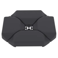 Outsunny 4PCs Cantilever Umbrella Base Weights for Offset Banana Parasol, HDPE Water or Sand Filled Patio Umbrella Weights(m-2)