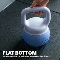 Soozier Soft Kettlebell, 22 lbs Kettle Bell with Anti-Slip Grip for Home Gym Weight Lifting and Strength Training(m-6)