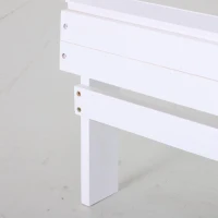 Outsunny Classic Adirondack Chair Muskoka Chair, Garden Deck Chair with Cup Holder for Patio, Indoor, Backyard, White(m-13)