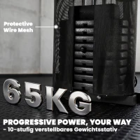 Soozier Home Multi Gym Smith Machine with 143LBS Weight Stack, Cable Pulley System, Chest Station, Preacher Pad, Leg Developer(m-5)