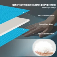 Outsunny 2 Piece Folding Chaise Lounge Pool Chairs with 5-level Reclining Back, Reading Hole, Side Pocket, Blue(m-4)