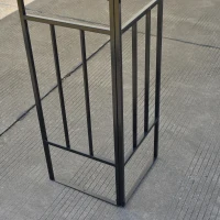 Outsunny 10x13ft Steel Gazebo Sun Shelter Patio Outdoor Party Event Canopy Vented Roof Cream White(m-11)