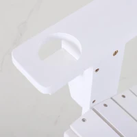 Outsunny Classic Adirondack Chair Muskoka Chair, Garden Deck Chair with Cup Holder for Patio, Indoor, Backyard, White(m-12)