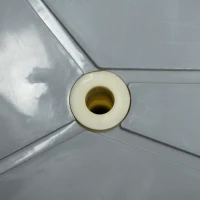 Outsunny 54-Qt Wooden Patio Cooler, Outdoor Cooler Table with Bottle Opener and 3 Handles, Natural(m-10)