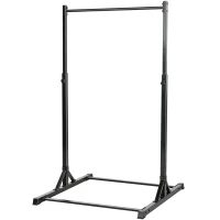 Soozier Portable Pull Up Station, Height Adjustable Pull Up Bar with 8 Levels for Home Gym Strength Training, 440LBS Capacity(m-2)