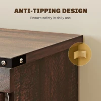 HOMCOM 67" Tall Kitchen Pantry Storage Cabinet, Kitchen Pantry Cabinet with Doors, Drawers and Adjustable Shelves(m-6)