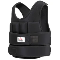 Soozier 22lbs Weighted Vest, Adjustable Running Weight Vest with 38 Weight Bags, Black(m-2)