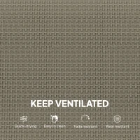 Outsunny Patio Glider, Outdoor Glider Chair with Breathable Mesh Fabric for Patio, Yard, Porch, Brown(m-6)