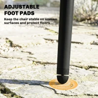 Outsunny Outdoor Dining Chairs Set of 4, Patio Chairs with Slotted Backrest, Black(m-7)