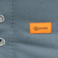 Outsunny Outdoor Lounge Chair, Folding Chaise Lounge, Patio Padded Tanning Chair with 5-position Adjustable Backrest, Pillow and Pocket for Deck, Beach, Lawn and Sunbathing, Grey(m-11)