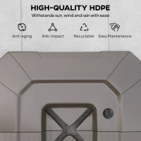 Outsunny 2-Piece Cantilever Umbrella Base Weight Set, 231 lb Water or Sand Fillable Outdoor Offset Umbrella Weights, Brown(m-7)