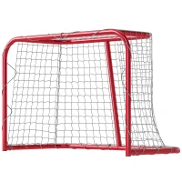 Soozier 3' x 2' Mini Hockey Goal, Easy Setup Hockey Net with Metal Frame, Lightweight & Portable(m-2)
