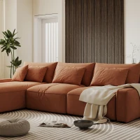 HOMCOM 95" x 8" Wood Panels for Wall, 4 Pack Acoustic Panels, Sound Absorbing Slat Wall For Interior Wall Decor, Home, Walnut(m-8)