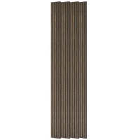 HOMCOM 95" x 8" Wood Panels for Wall, 4 Pack Acoustic Panels, Sound Absorbing Slat Wall For Interior Wall Decor, Home, Walnut(m-1)