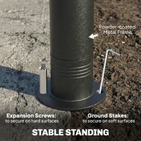 Outsunny 10' x 10' Gazebo, Soft Top Outdoor Gazebo with 2-Tier Roof, Metal Frame, Black(m-5)