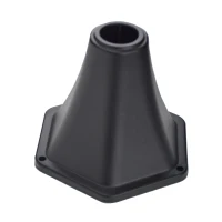 Outsunny 63" Single Solar Lamp Post, 40 Lumens Garden Solar-Powered LED Streetlight Style Outdoor Light Waterproof 5-6 Hours with Base for Lawn Pathway Walkway, Black(m-12)