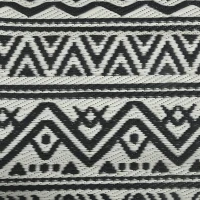 Outsunny Reversible Outdoor Rug Waterproof Plastic Straw RV Rug with Carry Bag, 8' x 10', Grey and Cream White Boho(m-11)