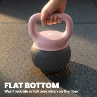 Soozier Soft Kettlebell, 11lb Kettle Bell with Anti-Slip Grip for Home Gym Weight Lifting and Strength Training(m-6)