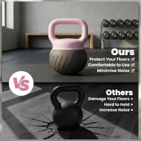 Soozier Soft Kettlebell, 11lb Kettle Bell with Anti-Slip Grip for Home Gym Weight Lifting and Strength Training(m-7)